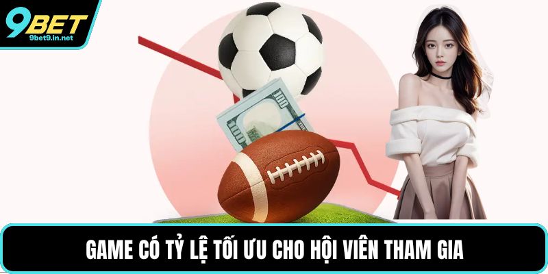 Game có tỷ lệ tối ưu cho hội viên tham gia
